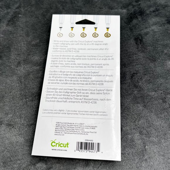 Cricut Explore Multi Pen Set Gold 5 Piece 2004465 NIP Markers Drawing Tool - Picture 5 of 5